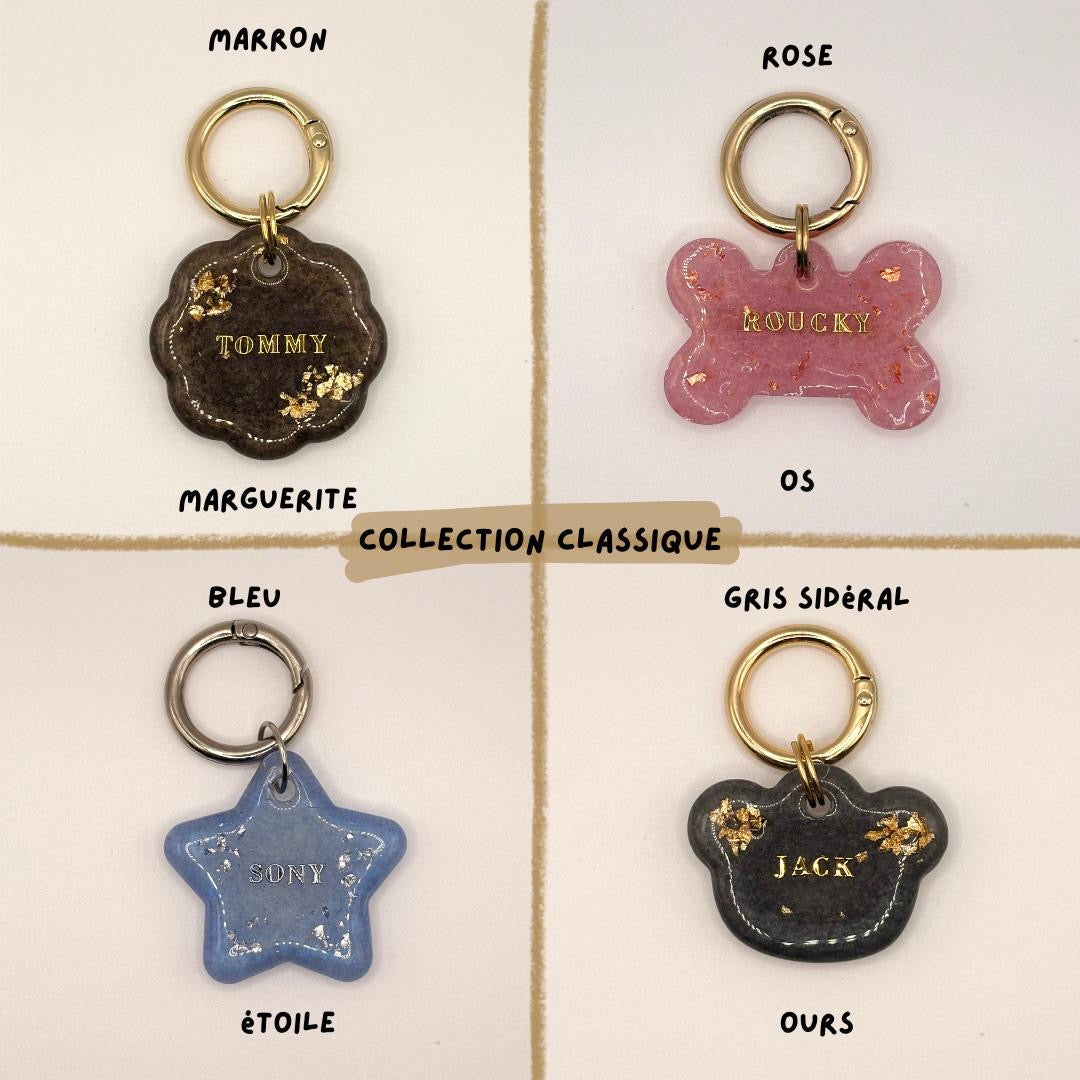 Médaille pour chien personnalisée en résine époxy