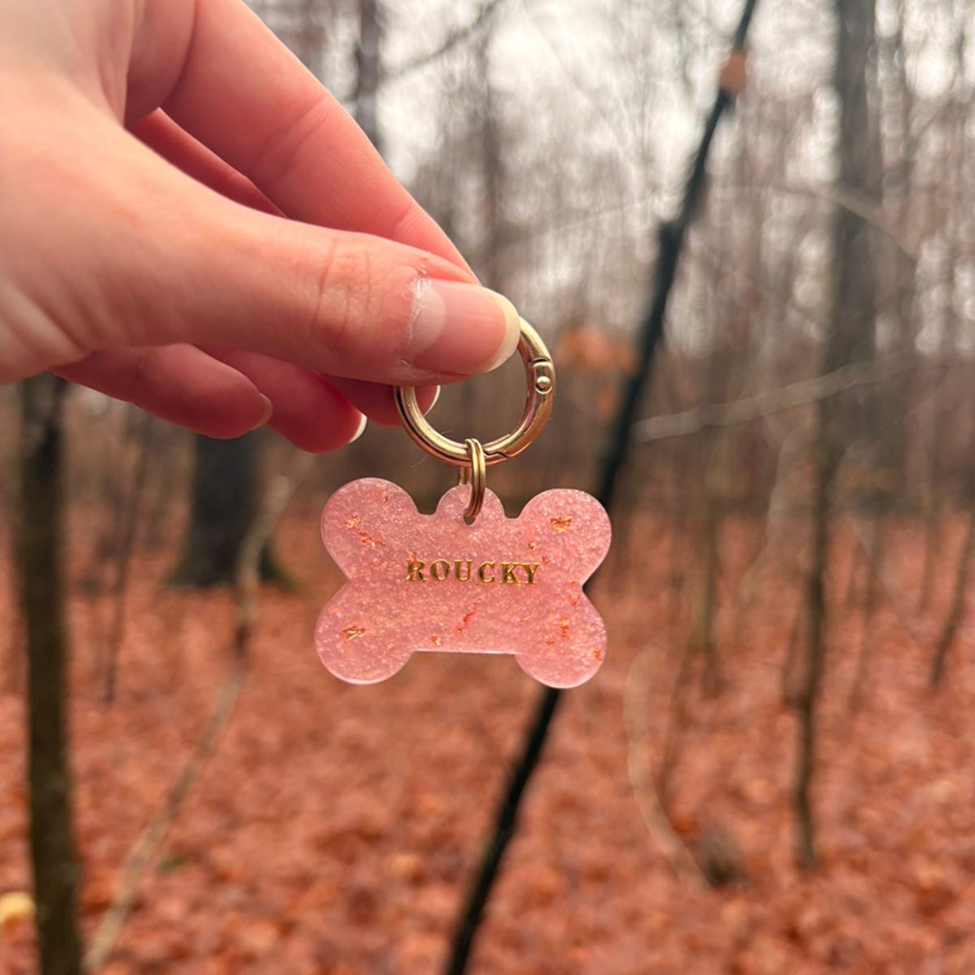 Médaille pour chien personnalisée en résine époxy