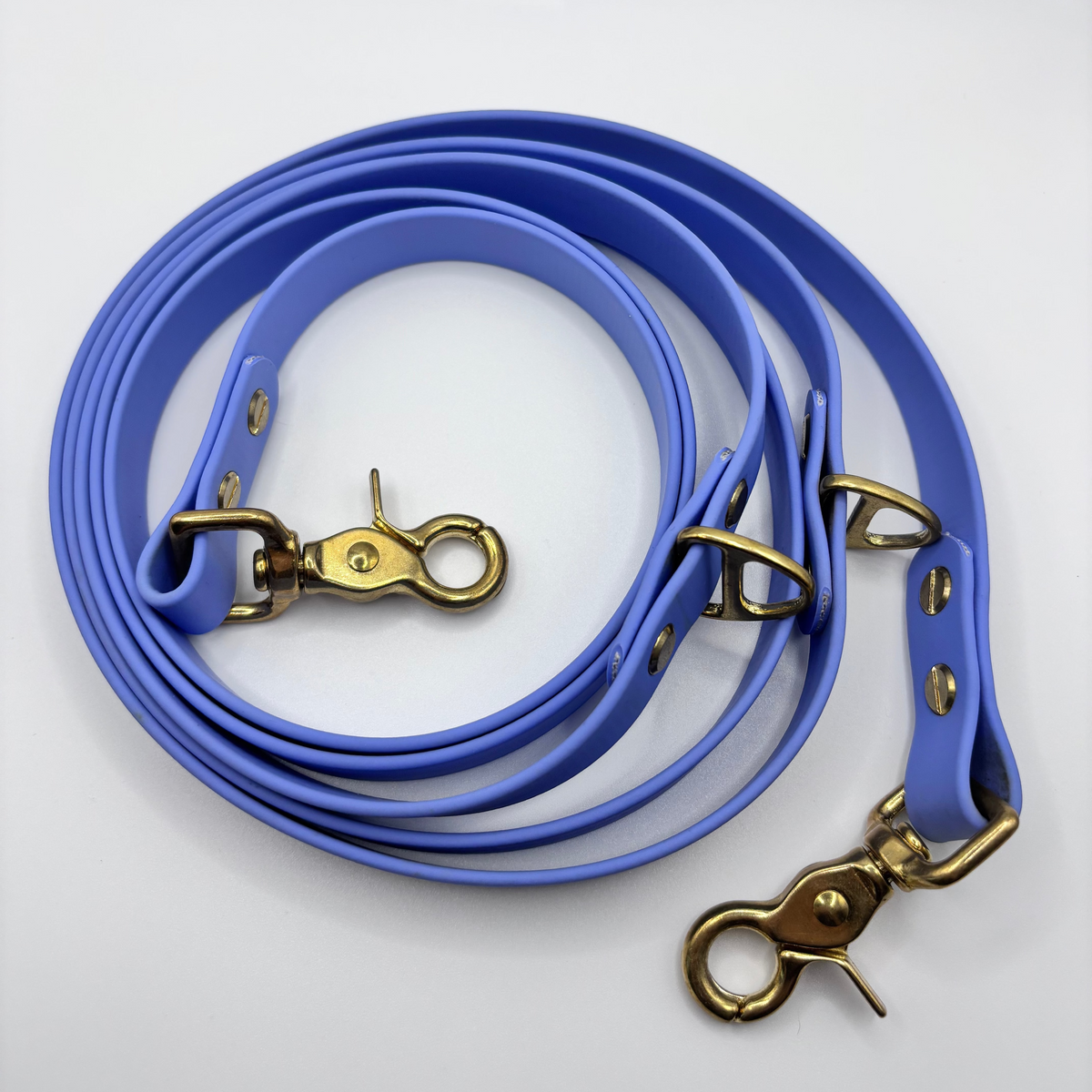 Laisse multi-positions BIOTHANE® - Blueberry