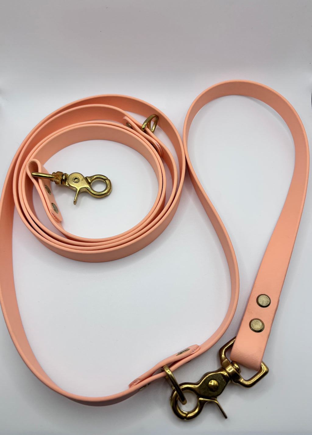 Laisse Multi-Positions BIOTHANE® - Peach Pastel