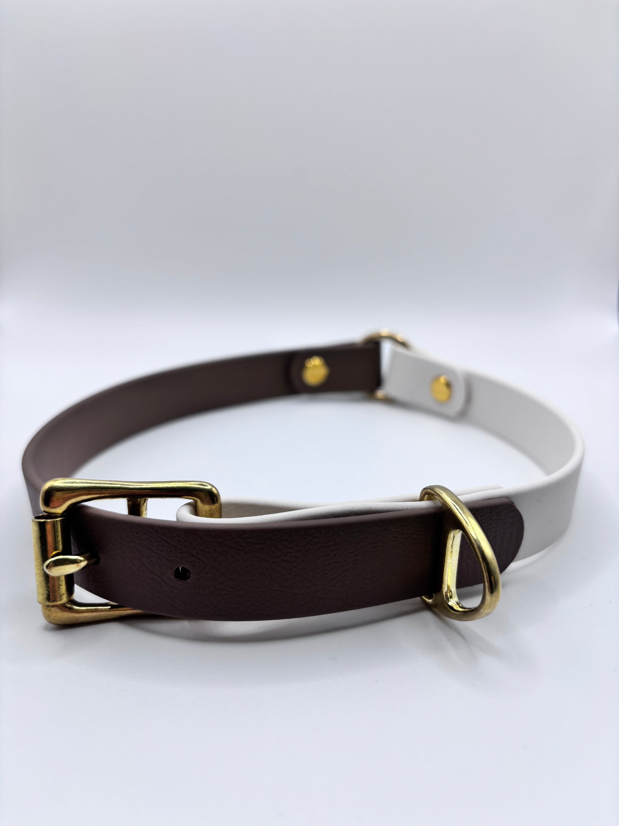 Collier pour chien Bicolore BIOTHANE® - Mocha