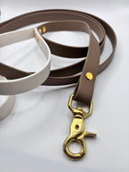 Laisse Longue Chien Bicolore BIOTHANE® - Mocha