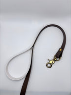 Laisse Longue Chien Bicolore BIOTHANE® - Mocha