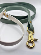 Laisse Longue Chien Bicolore BIOTHANE® - Matcha